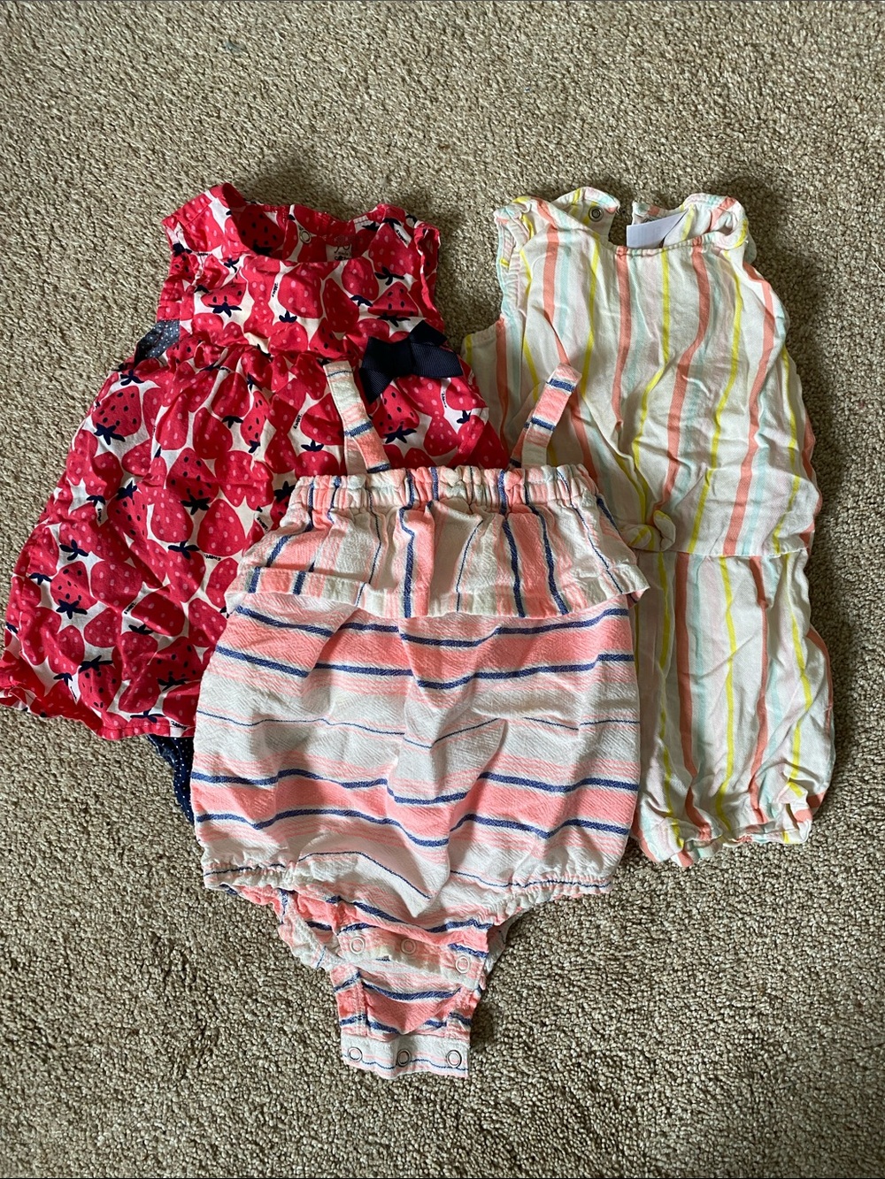 18M summer baby bodysuits / romper